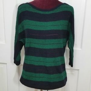 AB STUDIO Striped Sweater